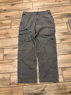 Tru-Spec Tactical Cargo Pants Grey Size 34x30 Military Utility Workwear